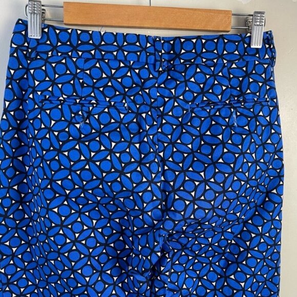 Weekend Max Mara FITW13 Stretch Slim-Fit Cigarette ankle Pants Size 4 floral - Picture 4 of 11